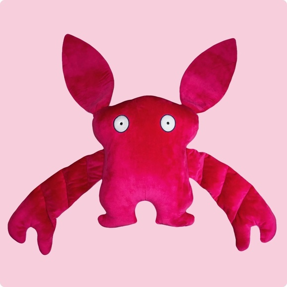 BUMPAS "Lucky" Weighted Plush Toy to Help Sleep, Stress, Anxiety - Pink/Magenta - Picture 9 of 13